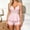 Pink, variant on uublik Pajama Sets for Women 2 Piece Soft Sleeveless Tank Top and Shorts Sleepwear Bridal Casual Loungewear Red