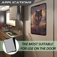 thumbnail image 6 of Psesaysky RV Door Window Shade Cover, Camper Sunshade Privacy Screen Window Cover, 17.3x26 inches，Travel Trailer Motorhome Sun Shade RV Accessories, Wild Wolf Rose, 6 of 7