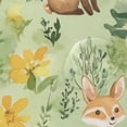 thumbnail image 4 of Yayeee Shower Curtain with Hooks 72"x72" Waterproof Fabric Bathroom Hanging Decor, Cartoon Forest Animals, 4 of 5