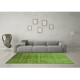 thumbnail image 3 of Ahgly Company Indoor Square Oriental Green Industrial Area Rugs, 6' Square, 3 of 4