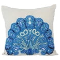 thumbnail image 1 of Pillow Cases, Decorative Pillowcases, Decorative Pillow Covers 24x24 inch (60x60 cm) Blue, Cotton Throw Pillow Covers, Handmade Pillow Covers, Modern, Abstract Pattern - Blue Turkey, 1 of 2
