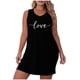 thumbnail image 1 of Camisa de Manga Corta Vestido para las Mujeres Suspender Suelto Vestido de Noche sin Mangas, Cómodo Vestido para Dormir en Casa, 1 of 6