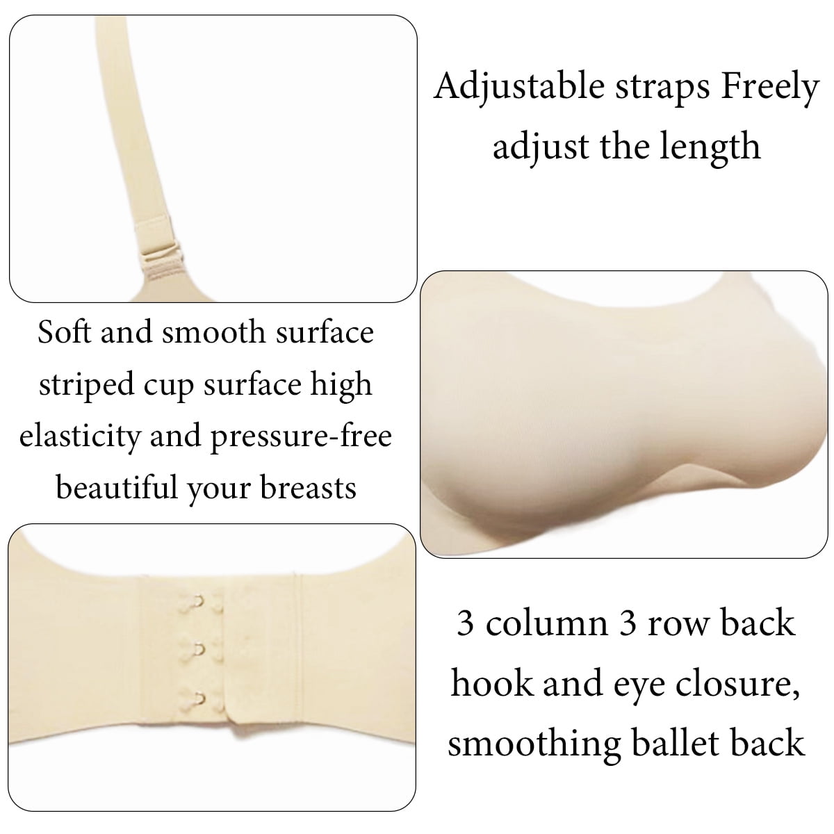 Fake Breast Fake Breast Breast Pad Women's Prosthesis Silicone Breast Bra Show Underwear Sexy-Skin Color-C Cup