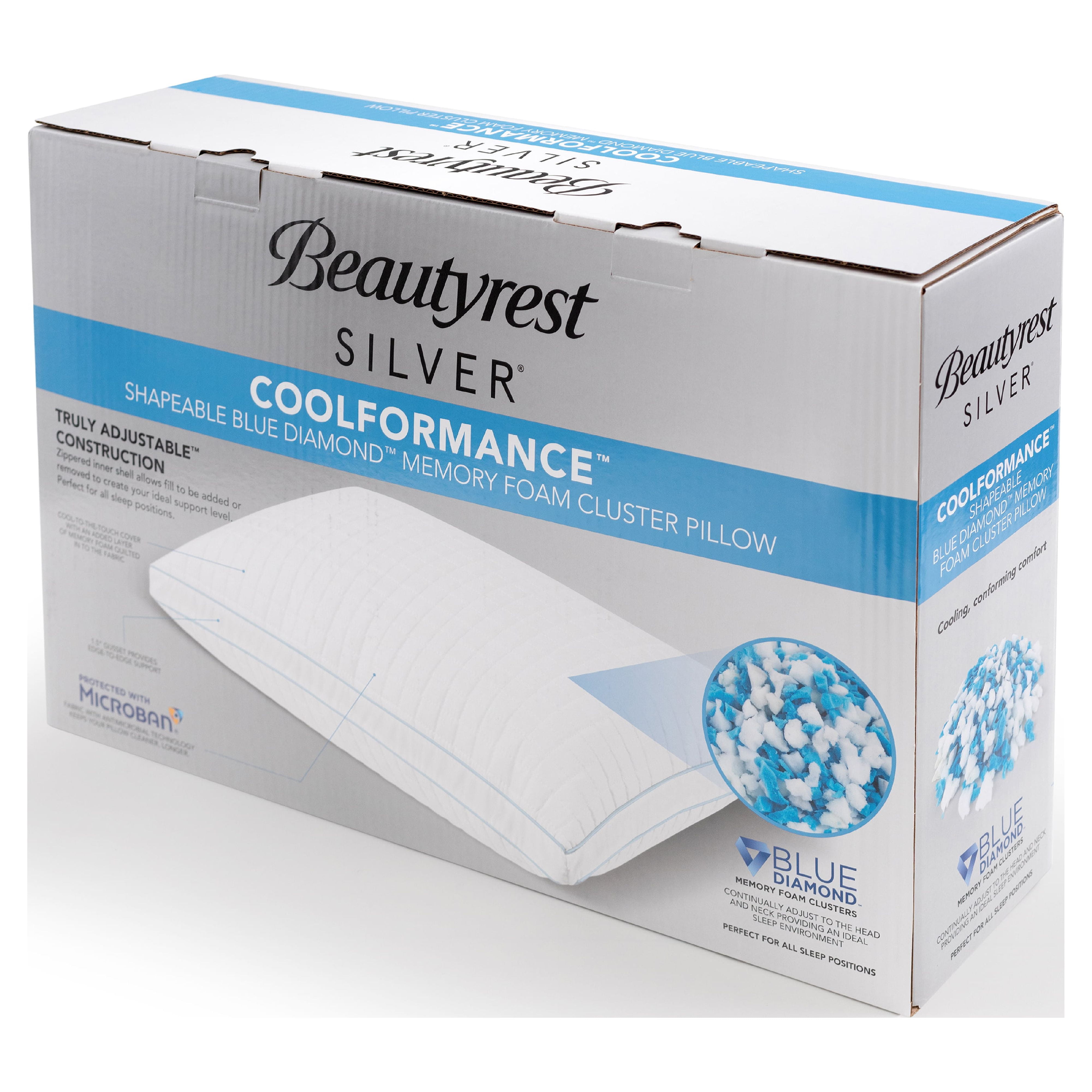 Beautyrest silver best sale sensacool pillow reviews