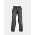 thumbnail image 5 of No Boundaries Cargo Slouchy Straight Leg Jeans, 32” Inseam; Women's and Women’s Plus, 5 of 5
