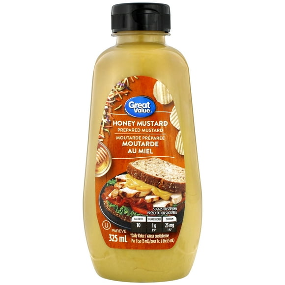 Great Value Prepared Honey Mustard, 325 mL