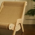 thumbnail image 6 of Fairela™ Scratch-Resistant Woven Sisal Cat Lounger – Elevated Sofa Bed with Wooden Frame for Cats & Small Dogs, 6 of 9