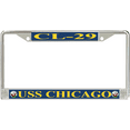 thumbnail image 1 of USS Chicago CL-29 License Plate Frame, 1 of 1