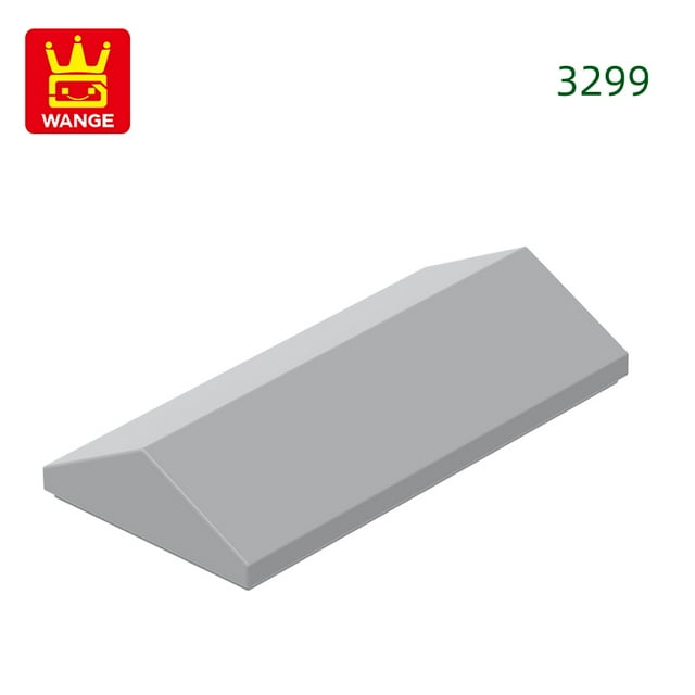 88pcs/Lot 3299 Double 2X4 Slope 33° Building Blocks Moc Accessories Compatible with Bricks Toys For Children Gift Box 70.Light Bluish Gray about 88pcs