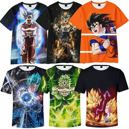 

Dragon Ball Women s Crewneck Short Sleeve T-Shirt Novelty Shirts Up to 8XL