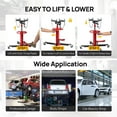 thumbnail image 7 of TUFFIOM Transmission Jack, 1660 lbs 3/4-Ton Hydraulic 2-Stage High Lift Vertical Telescoping Floor Jack Stand, 34" to 68" Lifting Range, w/Pedal, 360° Swivel Wheels, Garage/Shop Lift Hoist, 7 of 7