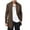 Coffee, variant on COOFANDY Men's Ruffle Shawl Collar Cardigan Open Front Lightweight Long Length Drape Cape Overcoat with Pockets