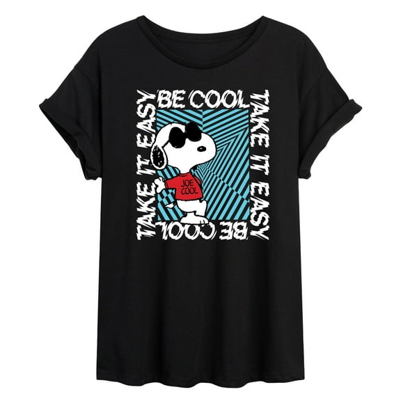 Peanuts - Be Cool, Take It Easy - Snoopy - Women's Oversized T-Shirt