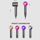 thumbnail image 5 of Secador de pelo profesional sin hojas, accesorio de iones negativos de temperatura constante, potente secador de pelo eléctrico para el hogar 5, 5 of 5