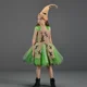 thumbnail image 4 of Disfraz de pesadilla de película y luego disfraz de Navidad para escenario, disfraz de Oogie Boogie, disfraz de fantasía para niñas, vestido con falda tutú, atuendos para niños, 4 of 5