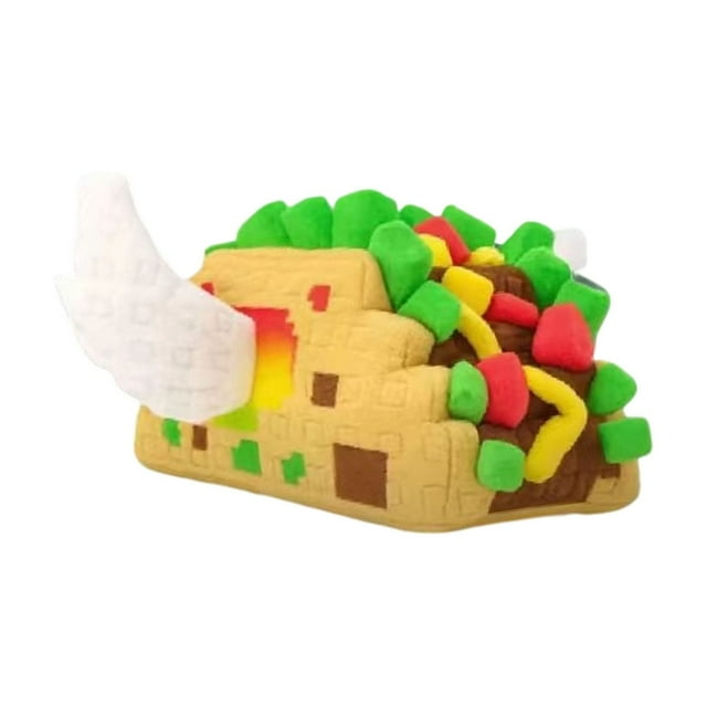 Steal a Brainrot Plushies Toy for Fans, 10inch Taco Lucky Block Plush Soft Stuffed Animal Pillow Doll Christmas Birthday Gifts for Game Fans