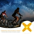 thumbnail image 4 of 1 Set Bike Front And Rear Reflectors Kit Warning Lens for Road Bike Mountain Bike, 4 of 8
