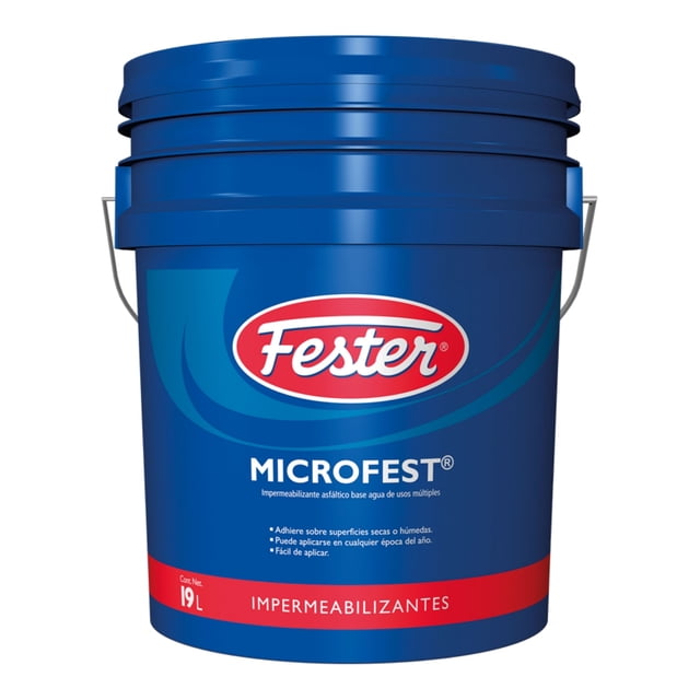 Impermeabilizante Asfáltico Base Agua de Usos Múltiples Fester Microfest 19 L