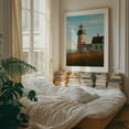 thumbnail image 4 of West Quoddy Head Lighthouse, Lubec - Lubec Maine Photography Lighthouse Coastal Scenic Landscape Vintage Architecture Rustic Unframed Wall Art Print 9 x 12 inches, 4 of 13