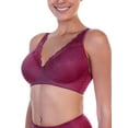 thumbnail image 1 of Angelina Women's Wired-Free Extended Size Bras with Zebra Pattern Design (6-Pack), 1 of 4