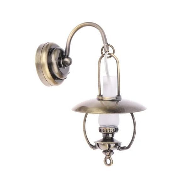 1/12 Scale Dollhouses Sconce Miniature Furniture Pretend Play for Kids Doll House Furniture Model for Dollhouses