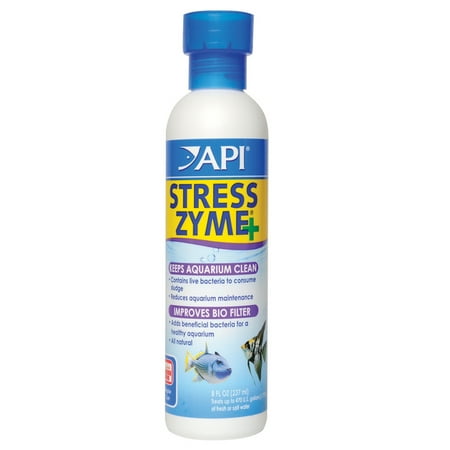 API Stress Zyme, Freshwater And Saltwater Aquarium Cleaning Solution, 8