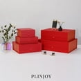 thumbnail image 2 of PLINJOY Red Gift Box 8x8x4 Inches Small Gift Boxes for Presents with Magnetic Closure Lid Luxury Collapsible Gift Box Bridesmaid, Wedding, Birthday Boxs for Gift Packaging, 2 of 6