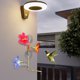 thumbnail image 1 of Comedero para pájaros con ventosa y flores, comedero decorativo para pájaros, creativo para exteriores, 1 of 5