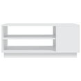 thumbnail image 3 of vidaXL Coffee Table White 102x55x43 cm Engineered Wood, 3 of 4