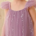 thumbnail image 6 of Toddler Girls Dresses Girls Princess Dress Girls Tutu Dress Girls' Special Occasion Dresses for Little Girl 18-24 Months, 6 of 7