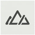 thumbnail image 1 of Mountain Range DIY Cookie Wall Craft Stencil - 3.5 Inch, 1 of 5