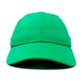 thumbnail image 4 of DALIX Unisex Unstructured Cotton Cap Adjustable Plain Hat in Kelly Green, 4 of 8