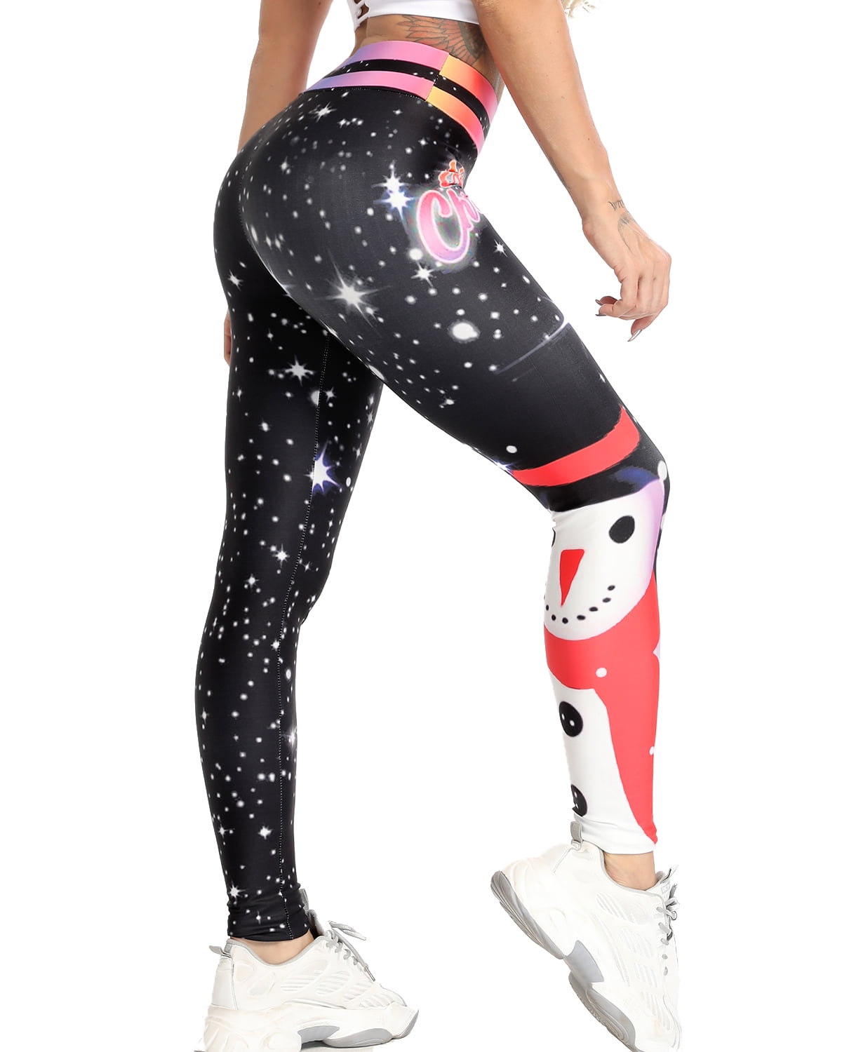 christmas yoga leggings