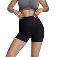 thumbnail image 2 of Shorts for Women JIANLAI Womens Ribbed Seamless High Waist Biker Shorts Stretchy Knit Athletic Workout Shorts Soft Breathable Gym Yoga Running Casual Active Bottoms, 2 of 4