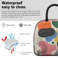 thumbnail image 3 of Obrewu Boho Abstract Art Lunch Bag for Adult, Insulated, Leakproof, Oxford Cloth, 3 of 7