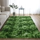 thumbnail image 5 of Alfombra DweIke Esponjosa 152x244 cm Suave de Peluche Verde Tie-Dye, 5 of 9