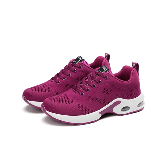 GLYGML Mesh Air Cushion Running Shoes, Breathable Lightweight Athletic Sneakers, Non-Slip Shock Absorption Walking Shoes for Gym & Daily Wear