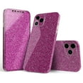 thumbnail image 1 of Design Skinz Sparkling Pink Ultra Metallic Glitter Full Body Skin Decal Wrap Kit Compatible with Apple iPhone 12 (Screen Trim & Back Skin), 1 of 5