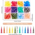 thumbnail image 2 of 120Pcs Blunt Plastic Tapered Tip Plastic Dispensing Needle Tips with 12 Mixed Size for Refilling Glue Fluid Precisely(12GA/13GA/14GA/15GA/16GA/18GA/20GA/21GA/22GA/23GA/25GA/27GA), 2 of 7