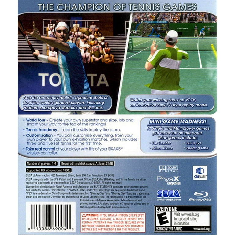 その他 Virtua Tennis 3 virtua-tennis-3-playstation-