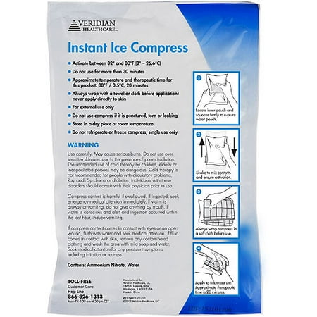 Veridian Health Instant Ice Compress, 24ct