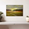 thumbnail image 2 of Elephant Stock Light Across The Meadow I Wall Art - Horizontal Canvas Wall Art - Living Room Wall Decor - Abstract Canvas - Brown And Green Decor By Sheila Finch - 12" x 8", 2 of 8