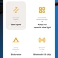 thumbnail image 4 of Gafas De Sol Inalámbricas A Prueba De Agua Con Bluetooth 5,0, Gafas De Sol Con Audio Inteligente Bluetooth Llamables, Gafas Antiazules Sweethay EL017552-05, 4 of 5