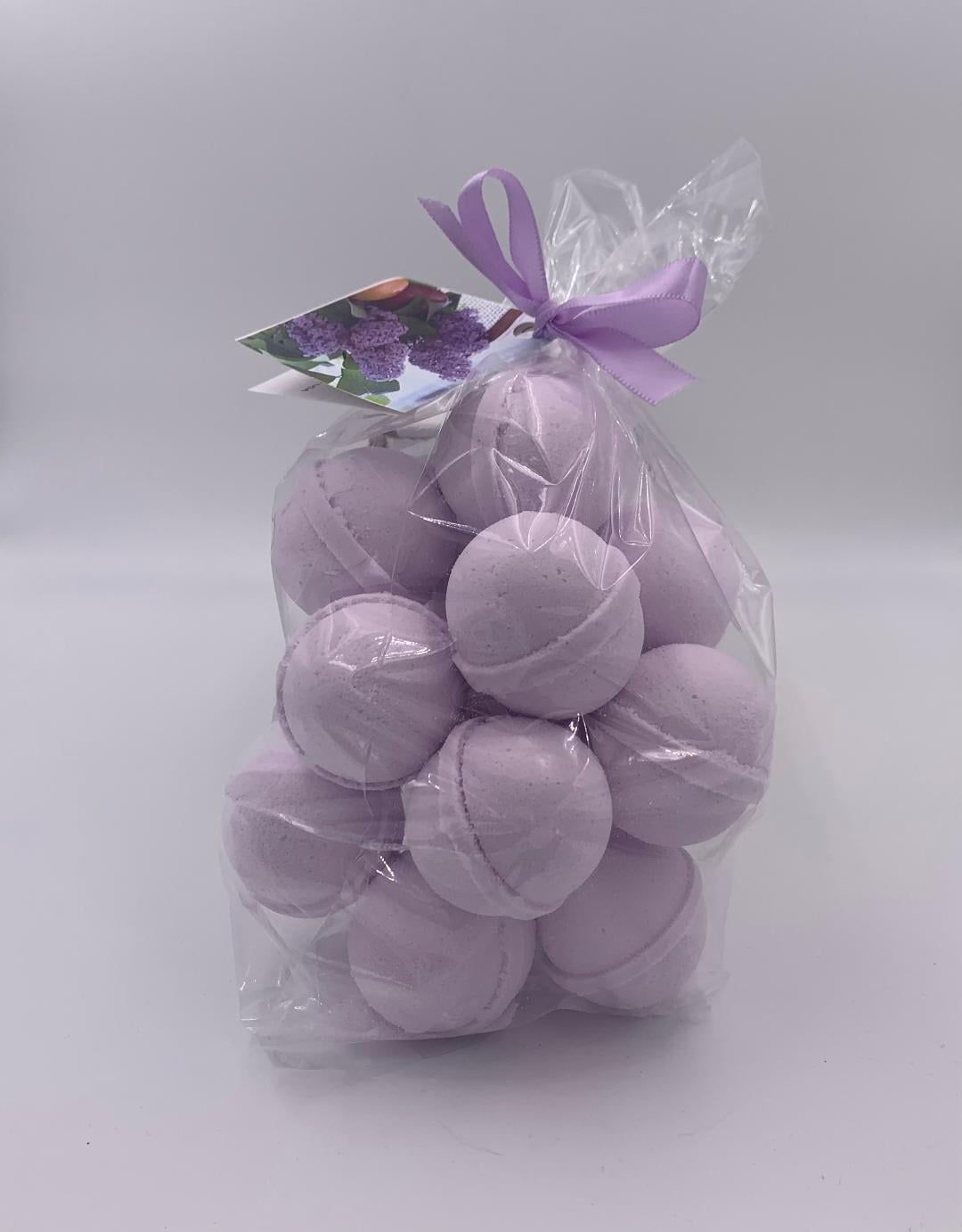 Spa Pure French Lilac Bath Bomb Fizzies with Shea Butter, Ultra Moisturizing (14 Count) Pack of 1
