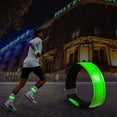 thumbnail image 1 of y UrbanMingle Running Lights (2 Pack) Rechargeable LED Armband Reflective Running Gear for Joggers Cyclists Walkers LED Warning Lights (Green), 1 of 5