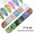 thumbnail image 4 of Nail Gold And Silver Glitter Laser Sequins, 4 of 5
