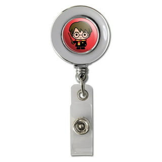 Harry Potter I Am Up to No Good Heavy Duty Metal Retractable Reel ID Badge  Key Card Tag Holder with Belt Clip : : Office Products