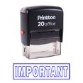 thumbnail image 1 of Printtoo Office Stationary IMPORTANT Self Inking Rubber Stamp Stamp-Blue, 1 of 1