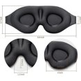 thumbnail image 5 of ZHAOCHENG Máscara para dormir con 100 % de bloqueo de luz, antifaz contorneado en 3D, cubierta para ojos mejorada, almohada para ojos, 5 of 5