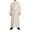 Beige, variant on SEMIMAY Male Casual Robe Stand Collar Thobe Long Solid Pocket Long Sleeve Jubba Robe